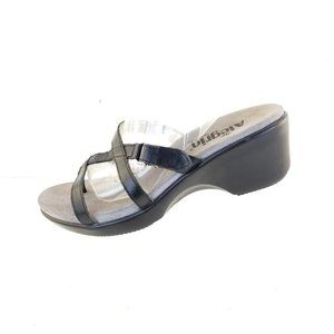 Alegria Womens  Sandals Hul-101 Black Strappy  Sho